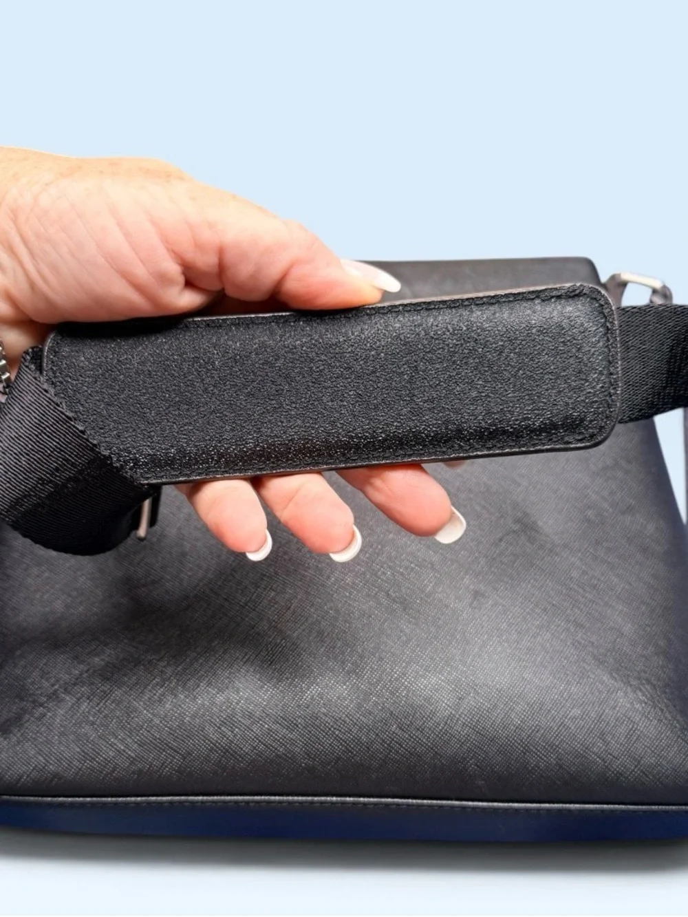 Authentic MCM Black Crossbody Messenger Bag